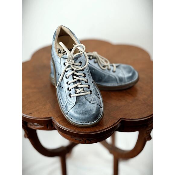 Dr. Martens  Portugal Blue Oxford Lace Up Loafer Men\'s US 5 Women\'s US 6  #0001 main image 5